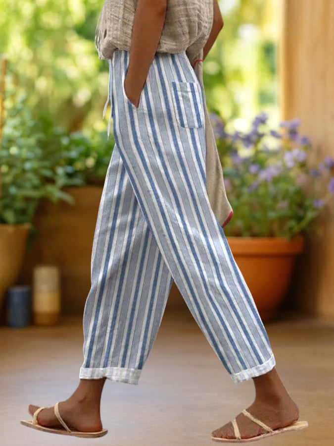 Soleil | Boho Print Enkelbroeken