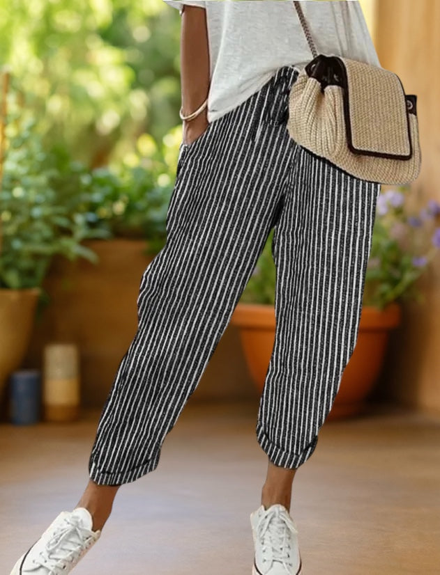 Marlowe | Stripe Trekbroek