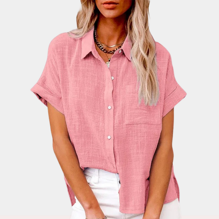 Claudia™ | Lichtgewicht Shirt met Voorzak