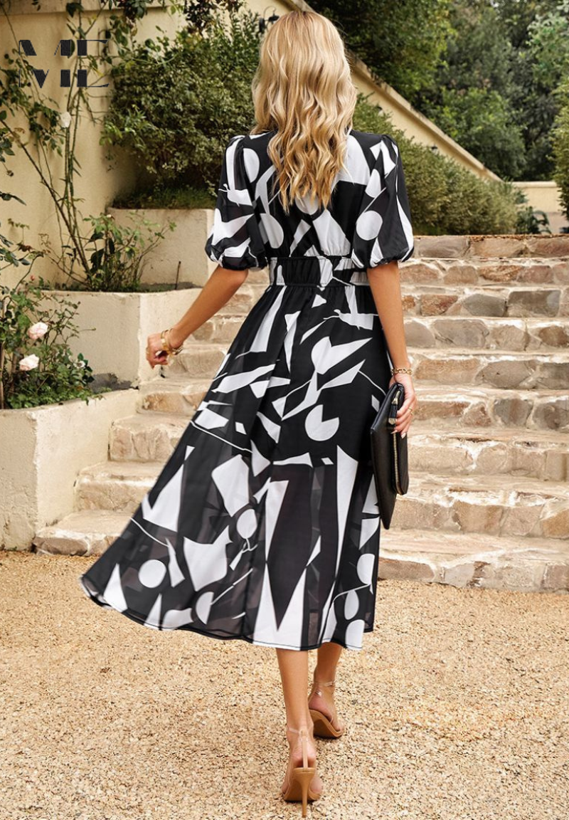 Monica™ | Elegante Bloemenjurk
