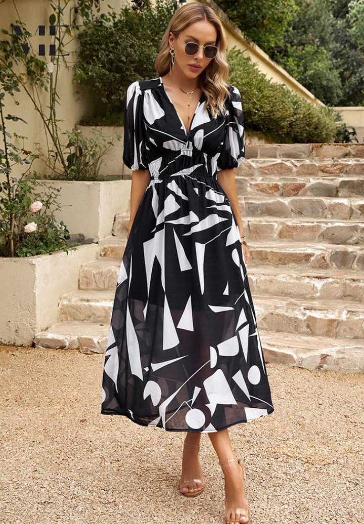 Monica™ | Elegante Bloemenjurk