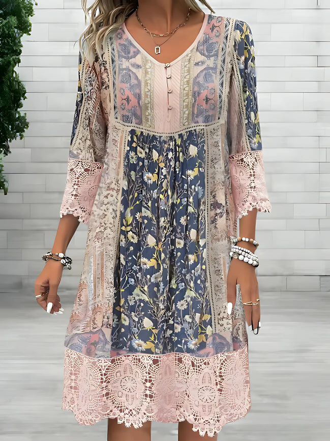 Opal | Vrouwen Boho Vloeiende Jurk