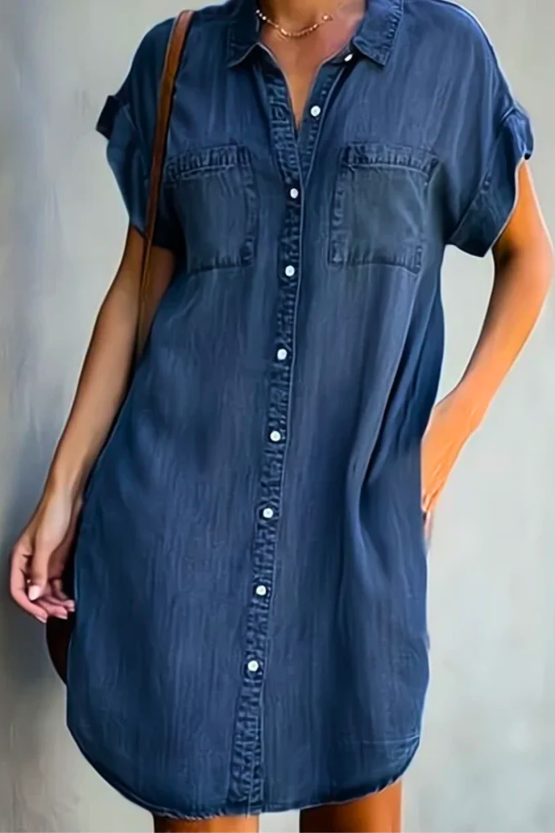 Francesca | Dames Denim Jurk Casual