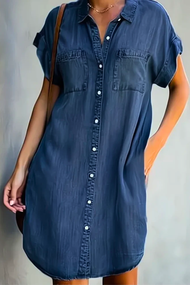 Francesca | Dames Denim Jurk Casual