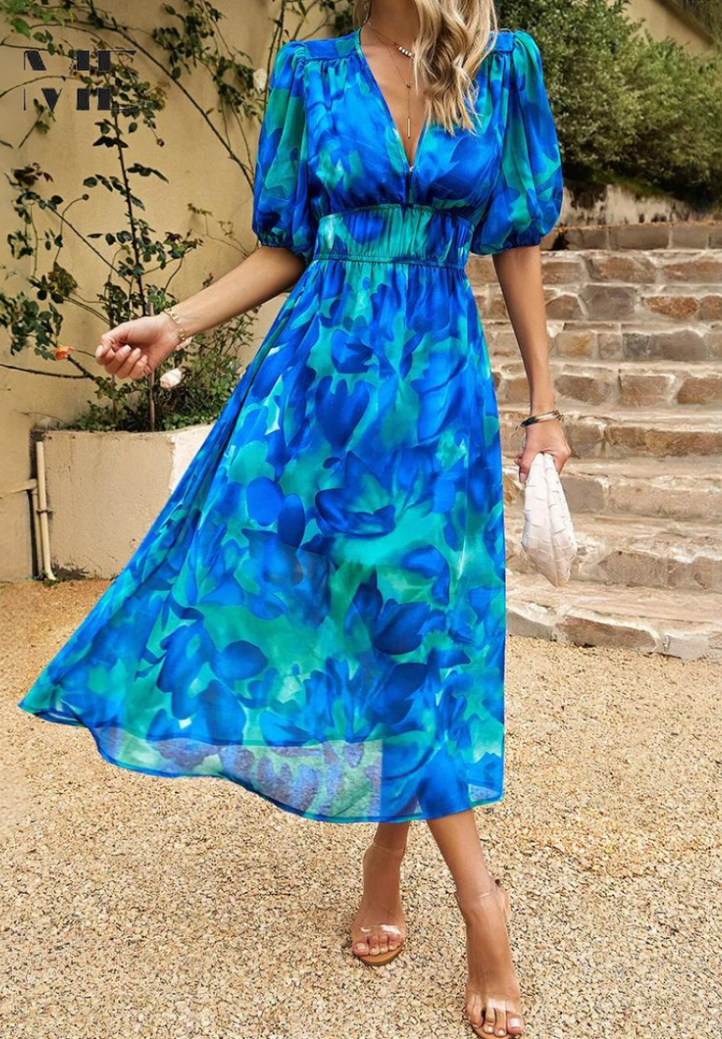Monica™ | Elegante Bloemenjurk