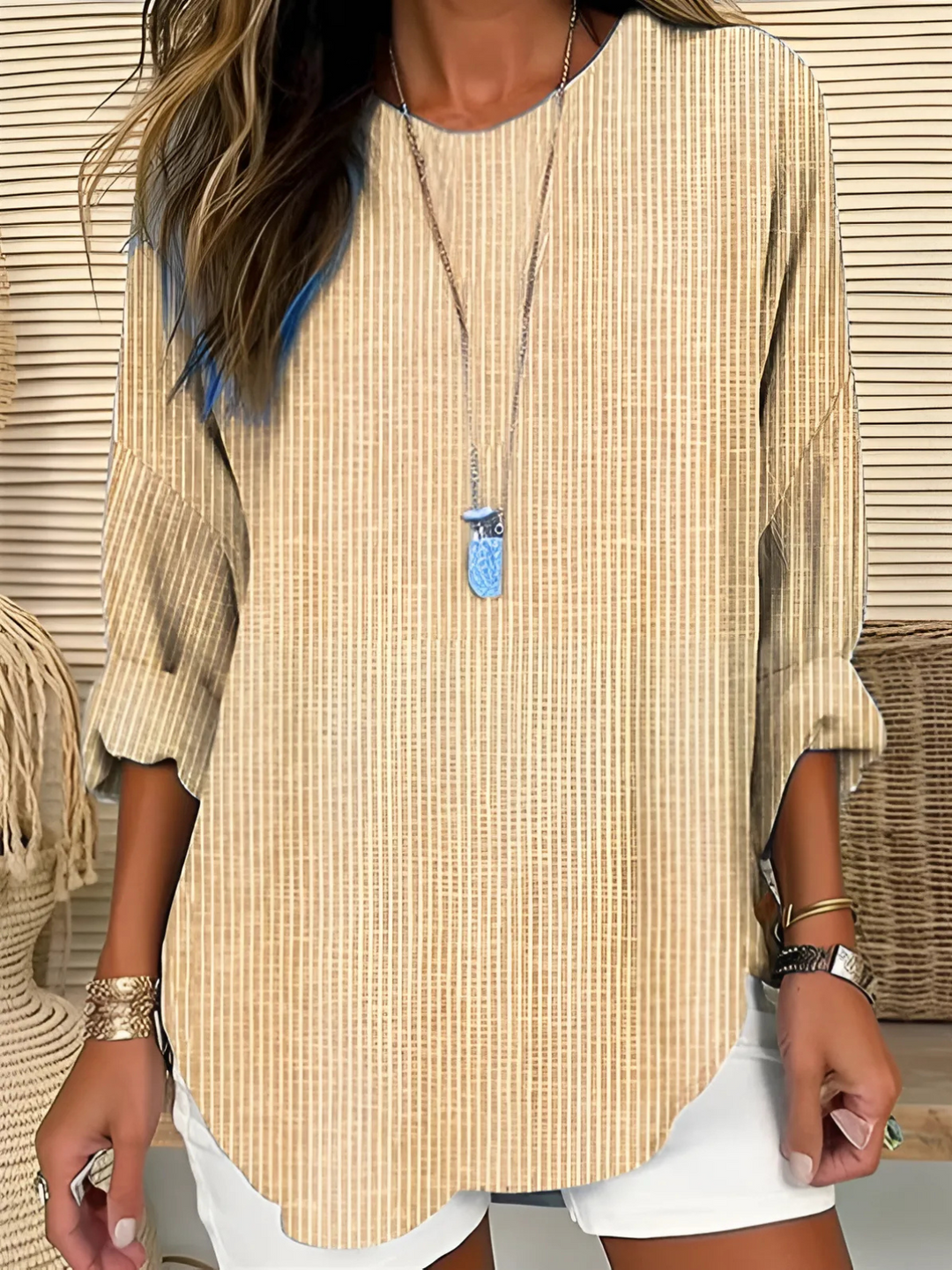 Cecilia™ | Trendy Gestreepte Blouse
