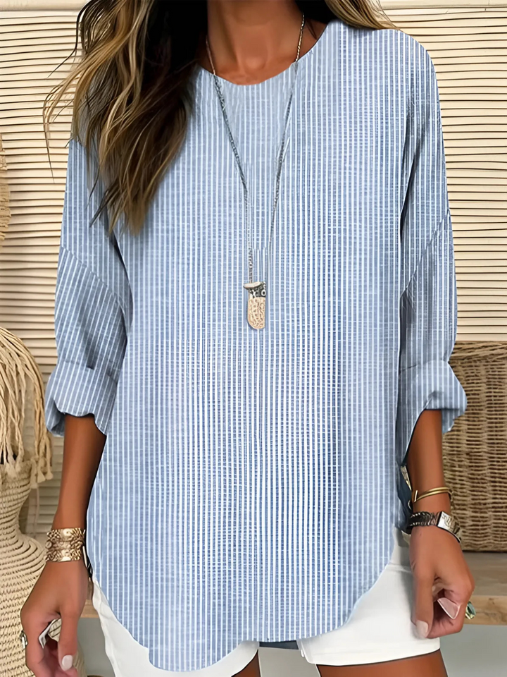 Cecilia™ | Trendy Gestreepte Blouse