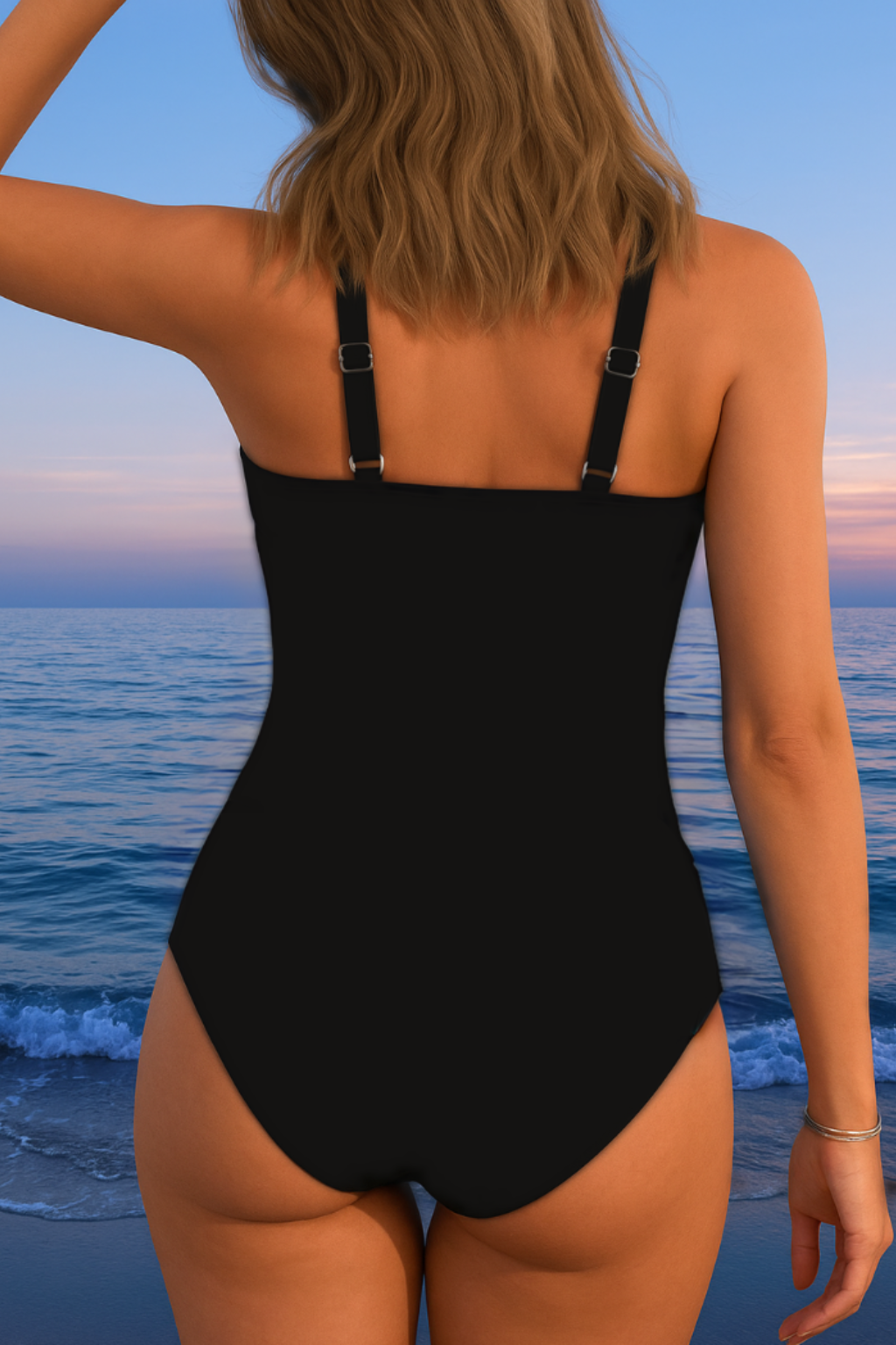 Violette | Dames Badpak met Buikcontrole en Print