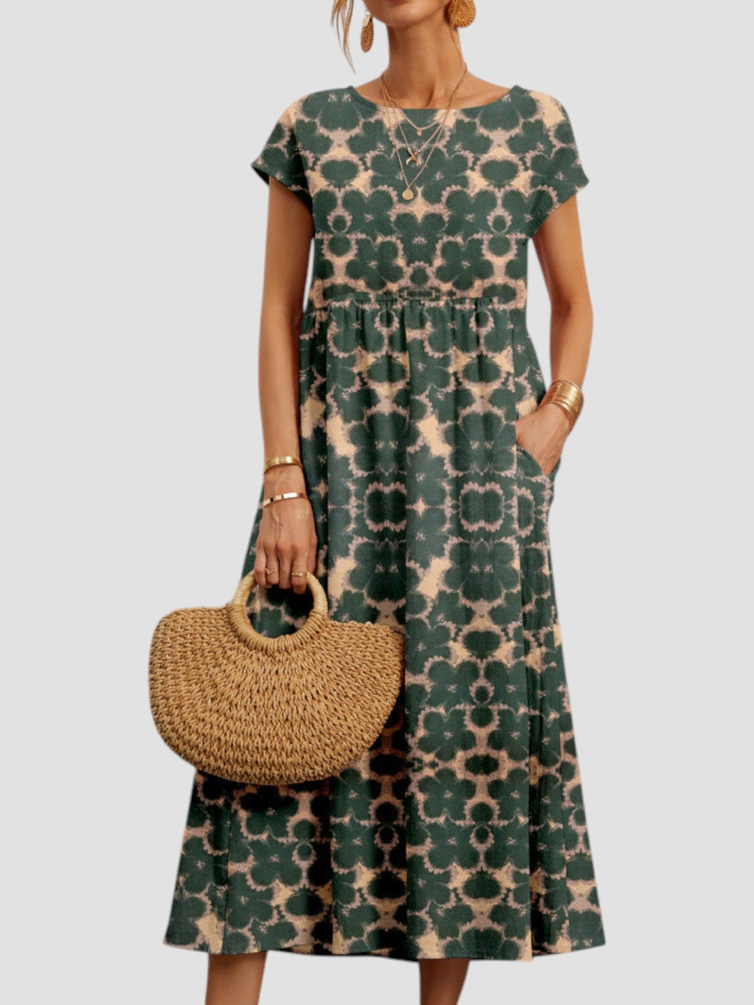 Lynn™ | Vintage Maxi Jurk