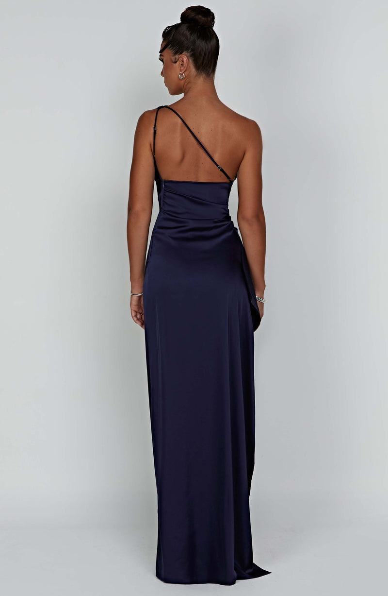 Celeste | Satijnen Een-Schouder Bodycon Jurk voor Vrouwen