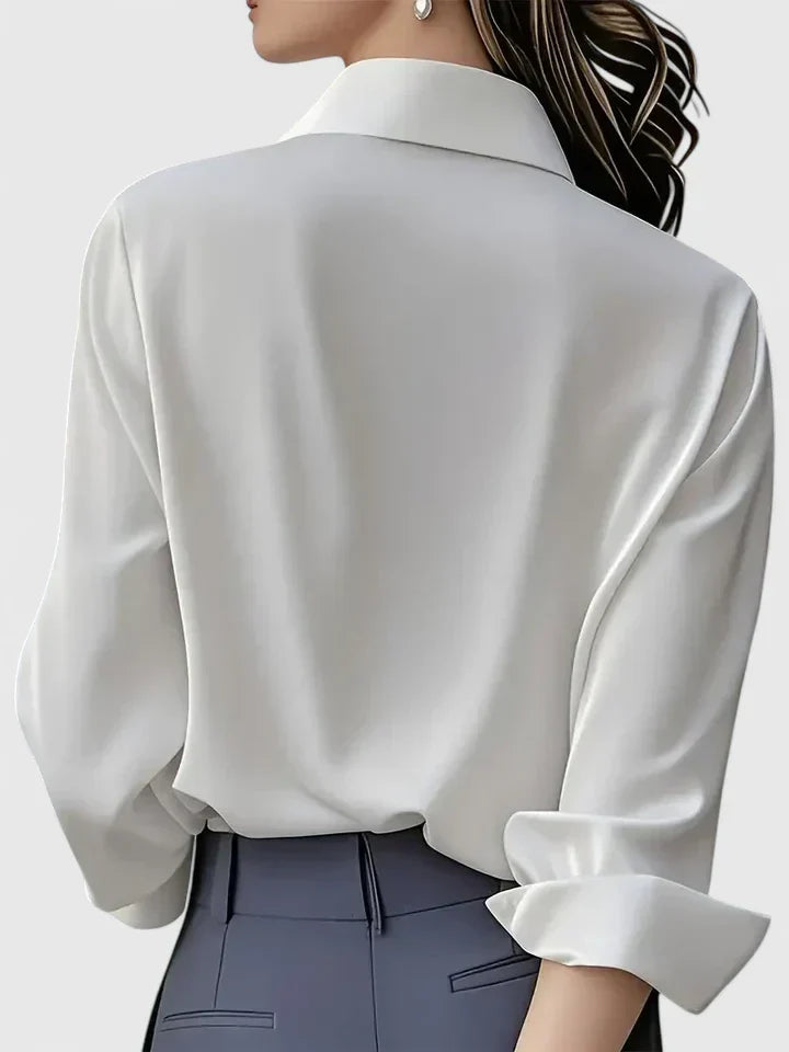 Reese | Vrouwen Elegante Overhemd met Verborgen Knopen