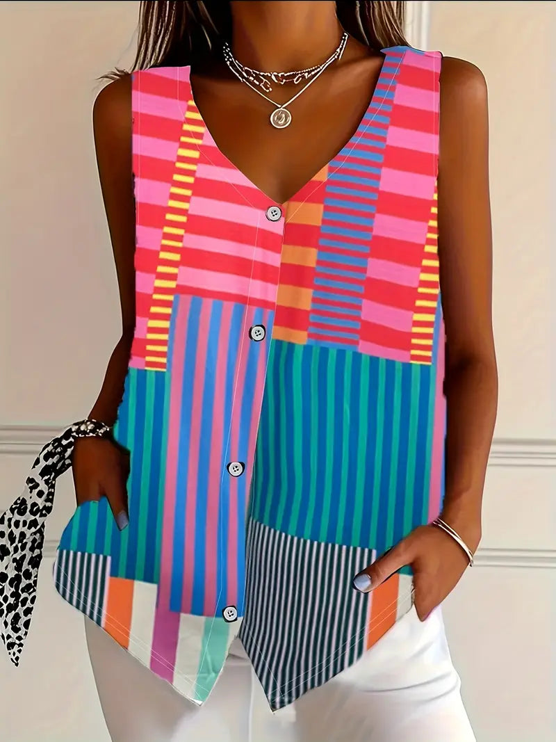 Gina™ | Tijdloos Patroon Blouse