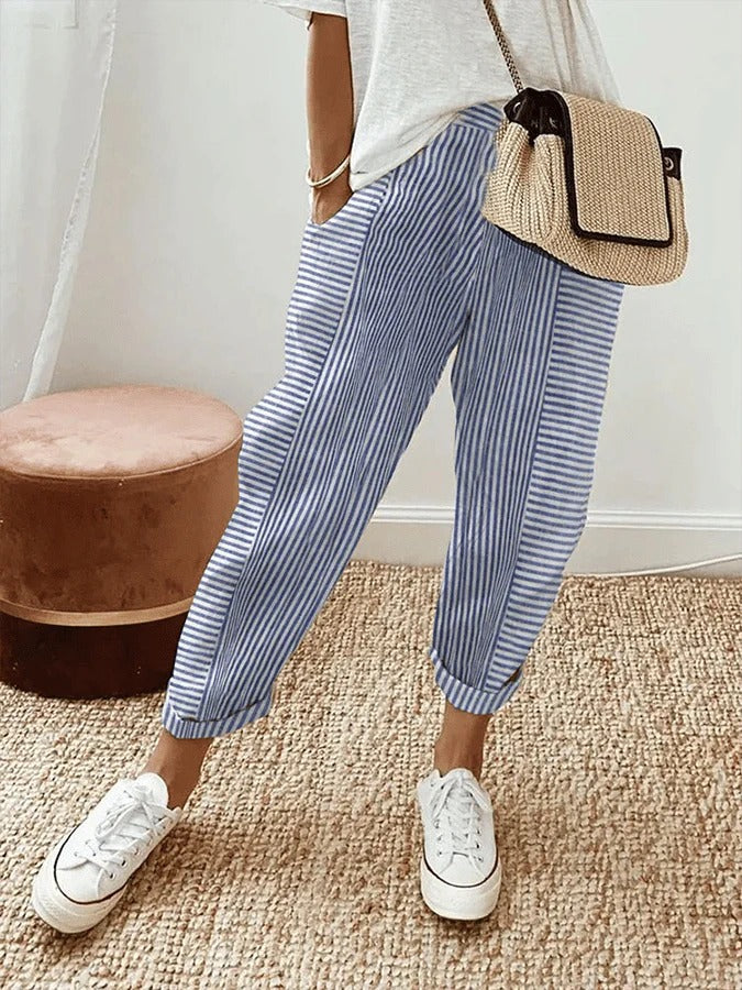 Holly™ | Gestreepte Broek