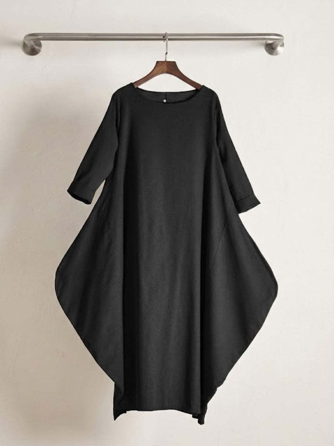 Serena | Dames Oversized Boho Maxi Jurk met 3/4 Mouwen