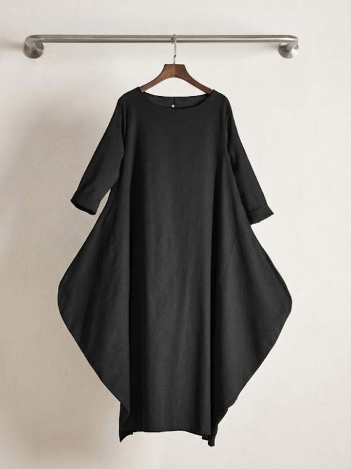 Serena | Dames Oversized Boho Maxi Jurk met 3/4 Mouwen