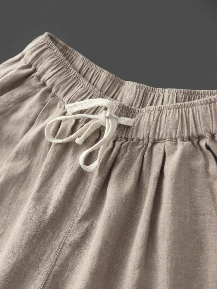 Harper | Dames Casual Touwsluiting Rechte Pantalon
