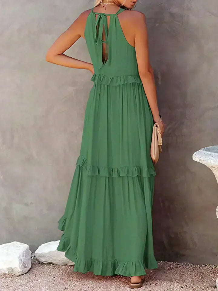 Courtney™ | Elegante Mouwloze Jurk met Ruffles