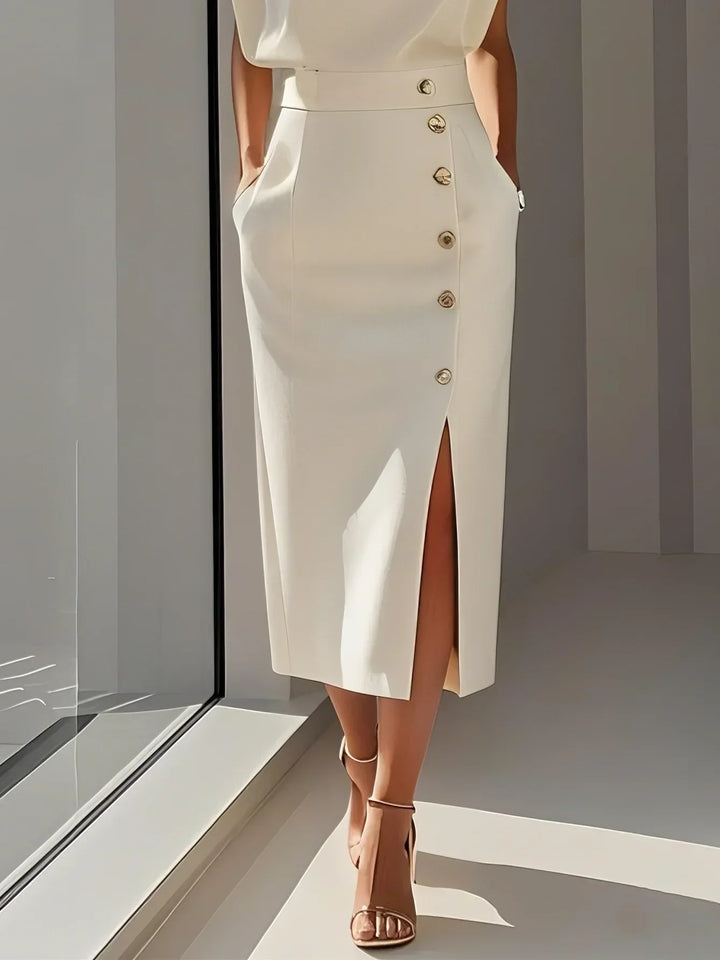 Aspen™ | Moeiteloze Charme Midi Jurk