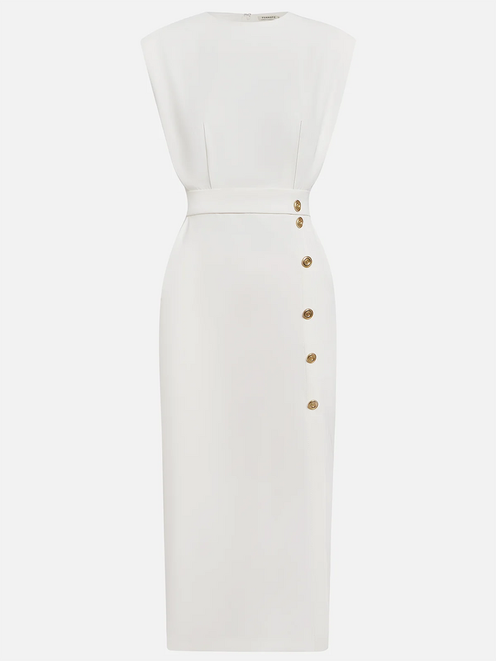 Aspen™ | Moeiteloze Charme Midi Jurk