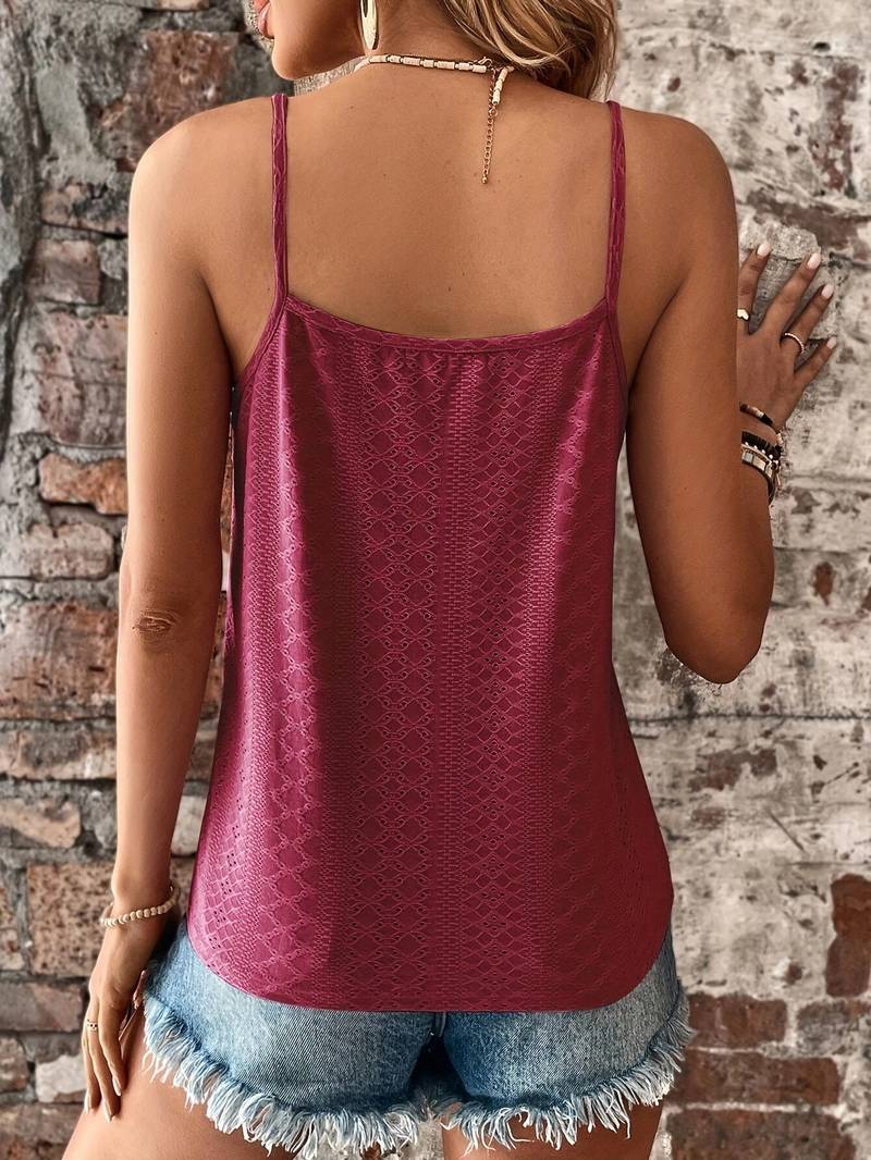 Celeste | Dames V-Hals Geborduurde Camisole