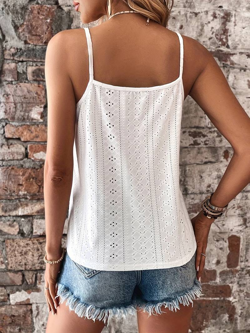 Celeste | Dames V-Hals Geborduurde Camisole
