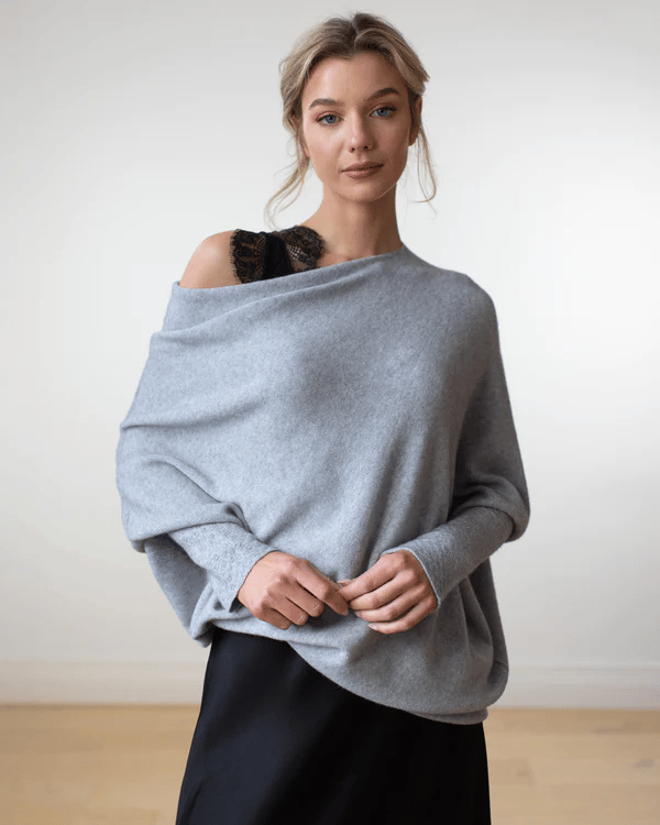 Celestina | Dames Off Shoulder Lange Mouwen Trui