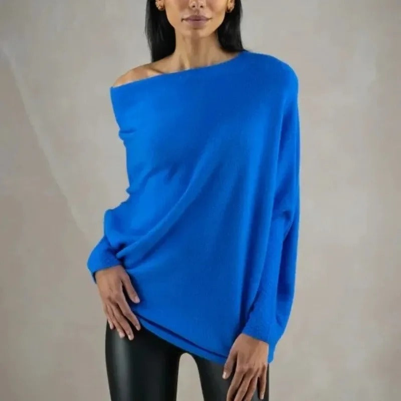 Celestina | Dames Off Shoulder Lange Mouwen Trui