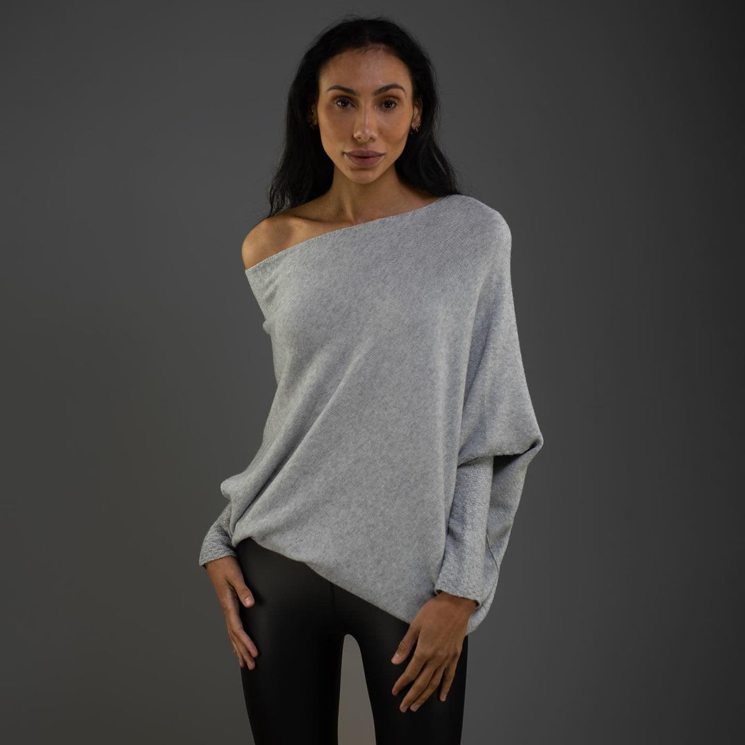 Celestina | Dames Off Shoulder Lange Mouwen Trui