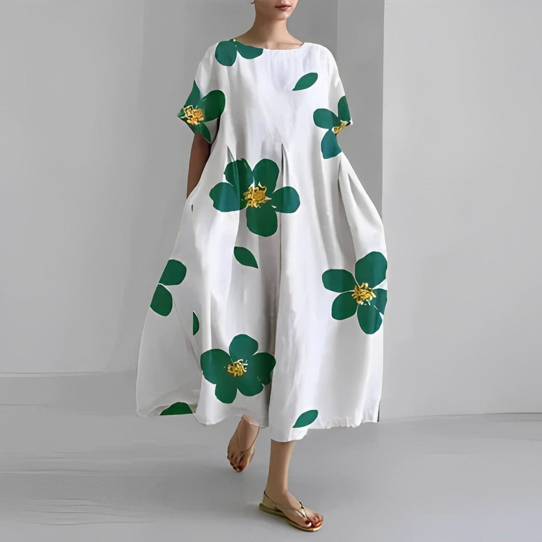 Claire | Bohemian Bloemenprint Jurk