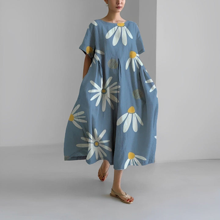 Claire | Bohemian Bloemenprint Jurk
