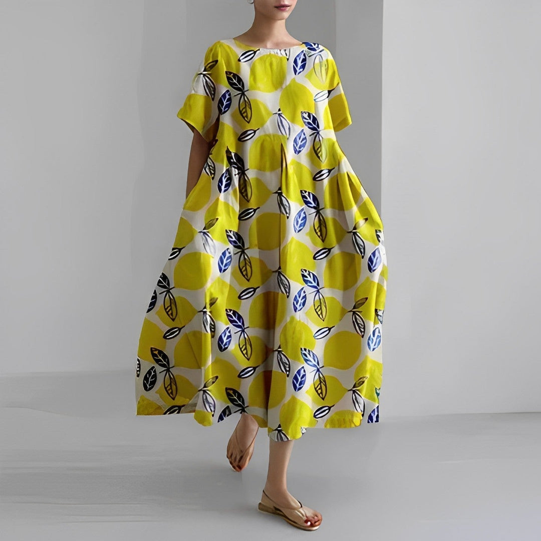 Claire | Bohemian Bloemenprint Jurk