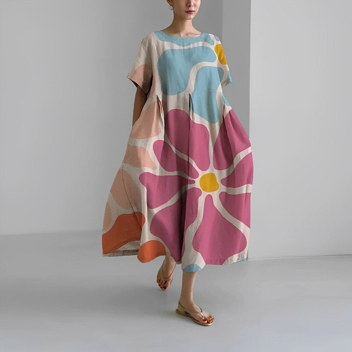 Claire | Boheemse Bloemenprint Jurk