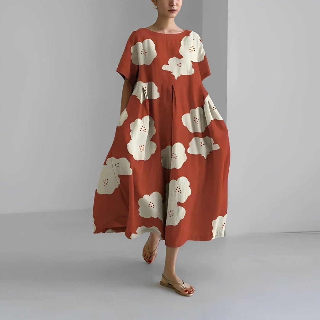Claire | Boheemse Bloemenprint Jurk