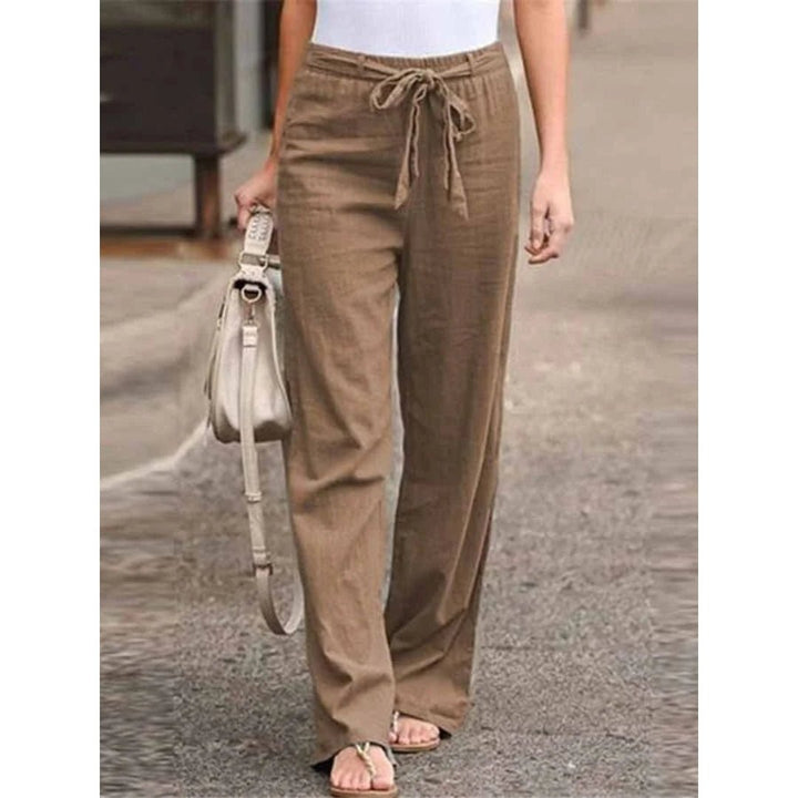 Clementina | Dames Drawstring Wijde Pantalon