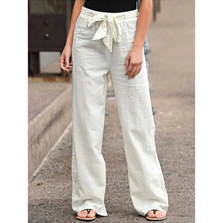 Clementina | Dames Drawstring Wijde Pantalon