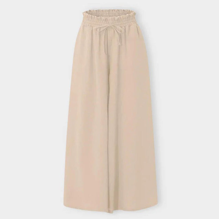 Clementine | Dames Hoge Taille Wijde Pantalon