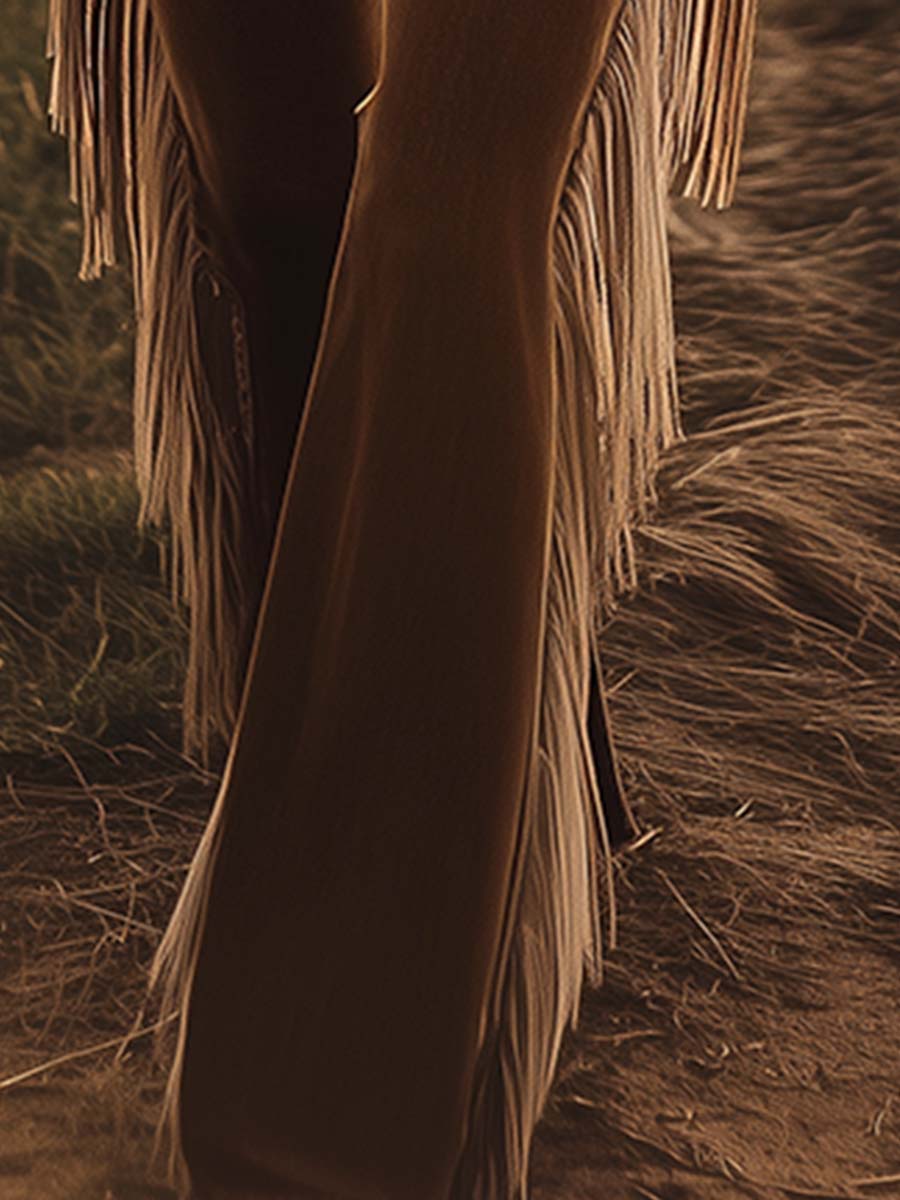 Cordelia

Wacht, | Vrouwen Fringe Flare Western Jeans