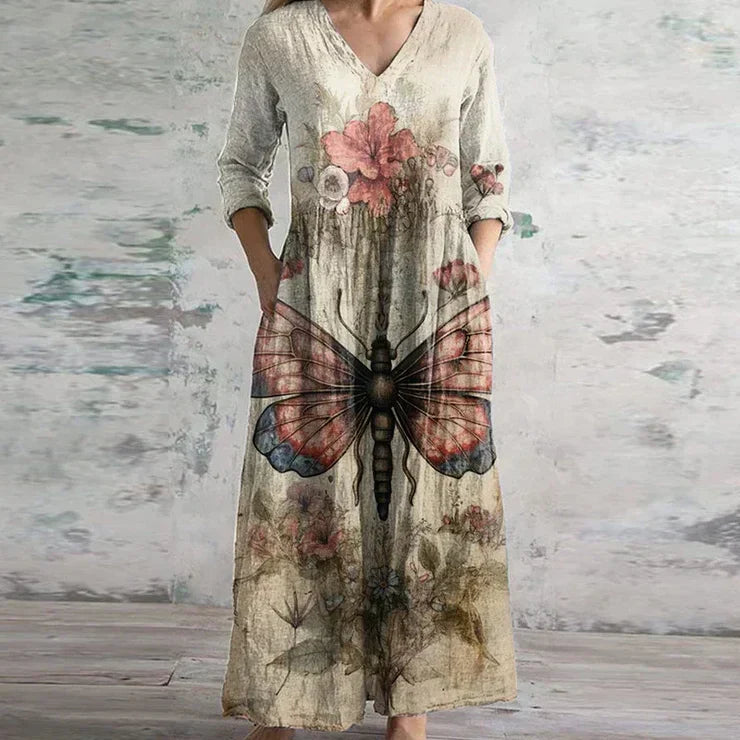 Kristen™ | Elegante Retro Maxi Jurk