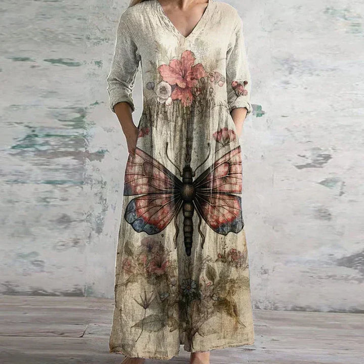 Kristen™ | Elegante Retro Maxi Jurk