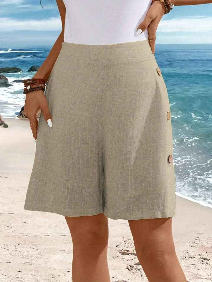 Whitney™ | Comfortabele Shorts Met Knopen