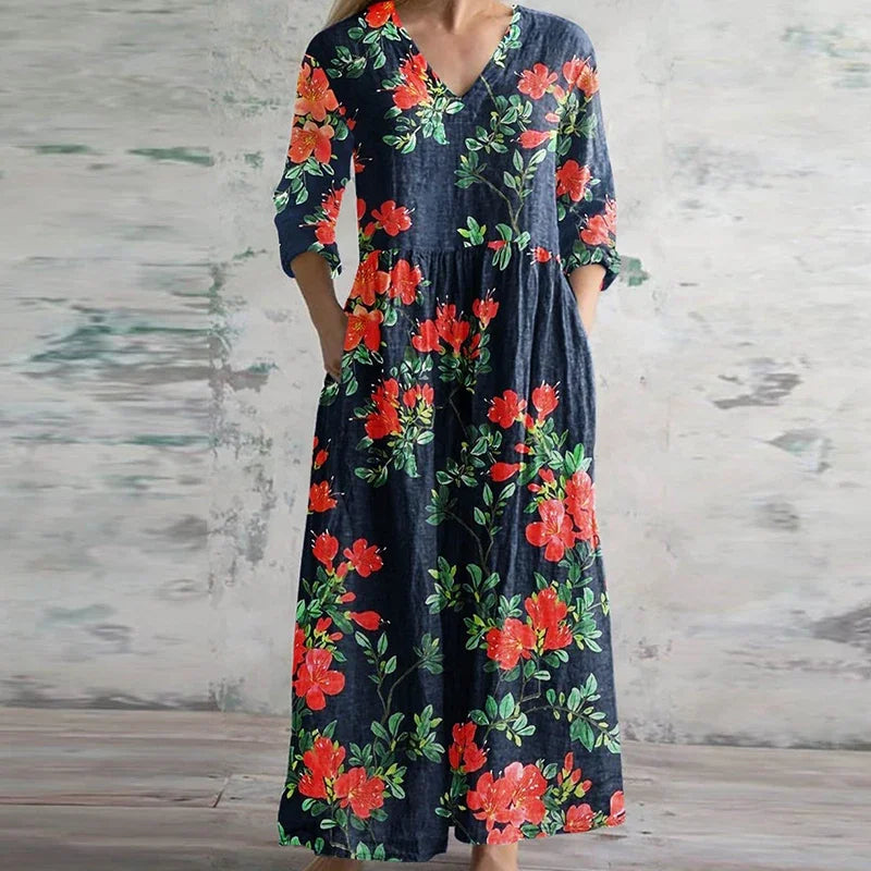 Kristen™ | Elegante Retro Maxi Jurk