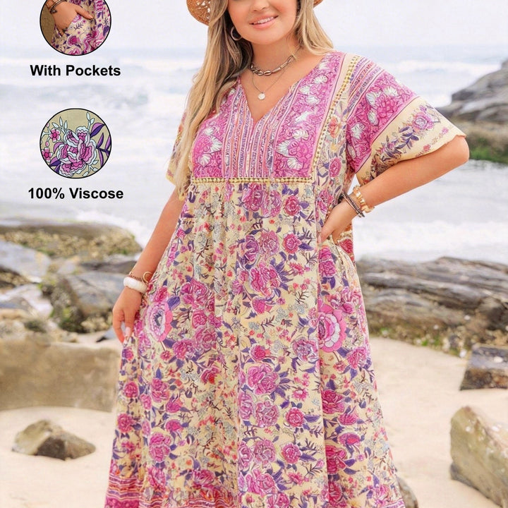 Isla™ - Boho Viscose Pocket Dress