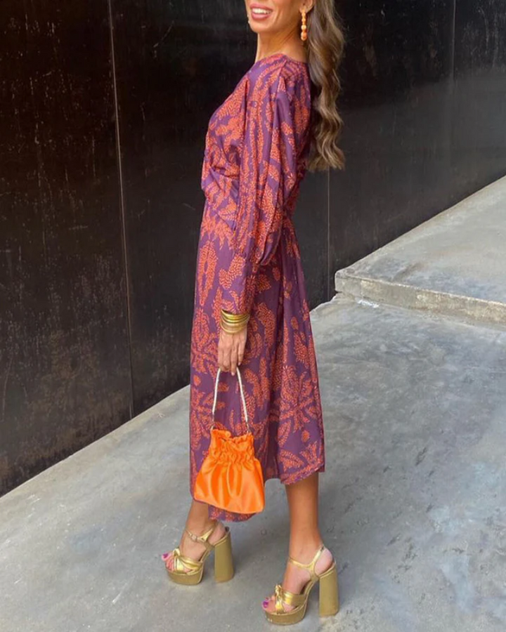 Julie™ | Dames Lange Mouwen Maxi Jurk