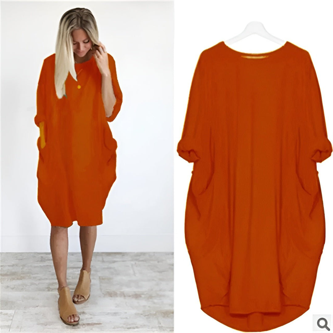 Gina™ | Elegante Pocket Jurk