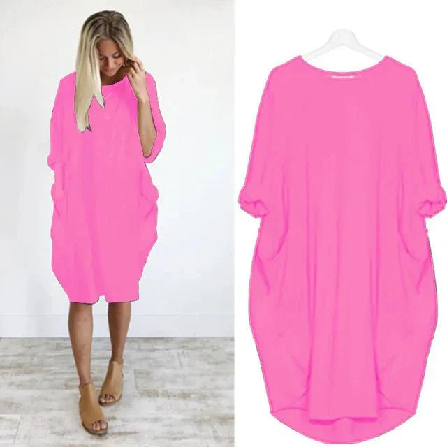 Gina™ | Elegante Pocket Jurk