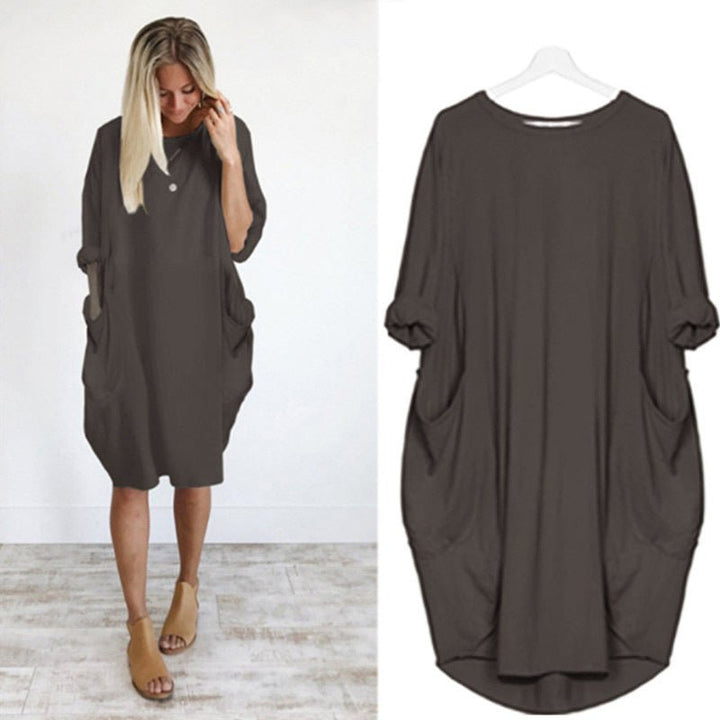 Gina™ | Elegante Pocket Jurk