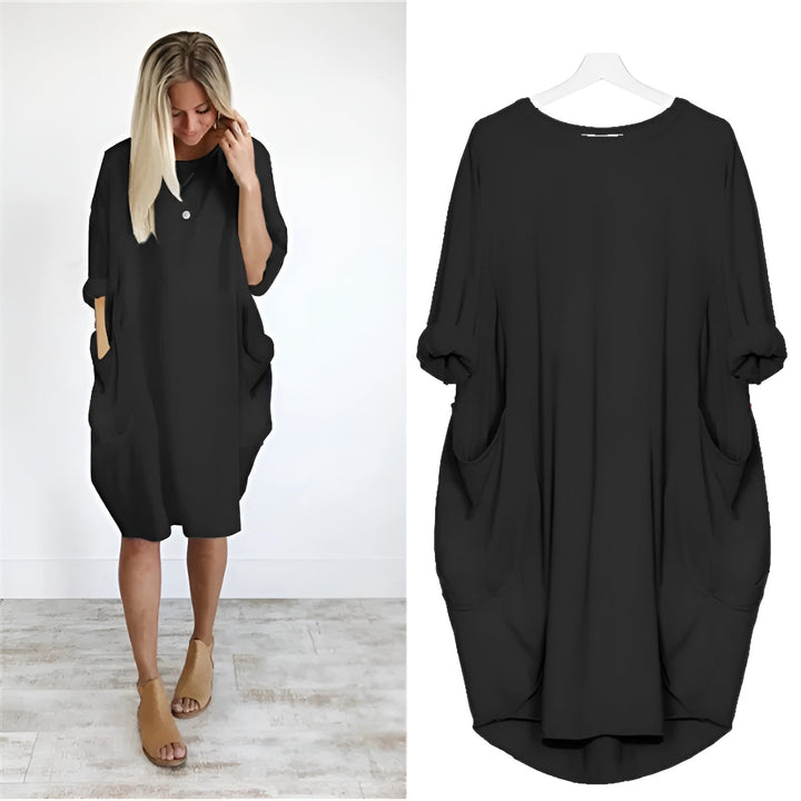 Gina™ | Elegante Pocket Jurk