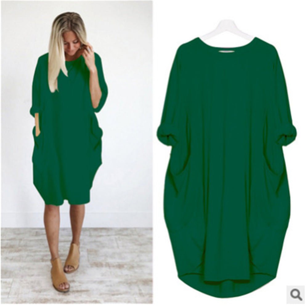 Gina™ | Elegante Pocket Jurk