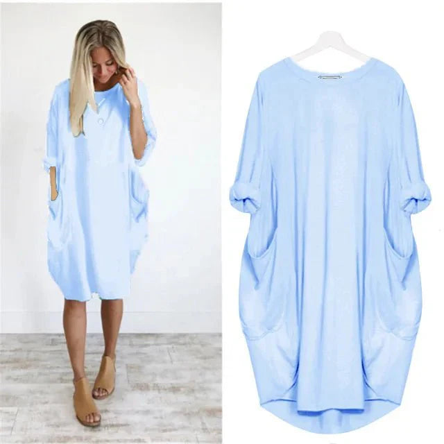 Gina™ | Elegante Pocket Jurk