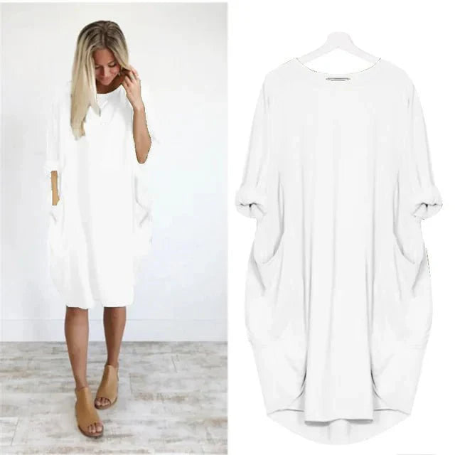 Gina™ | Elegante Pocket Jurk